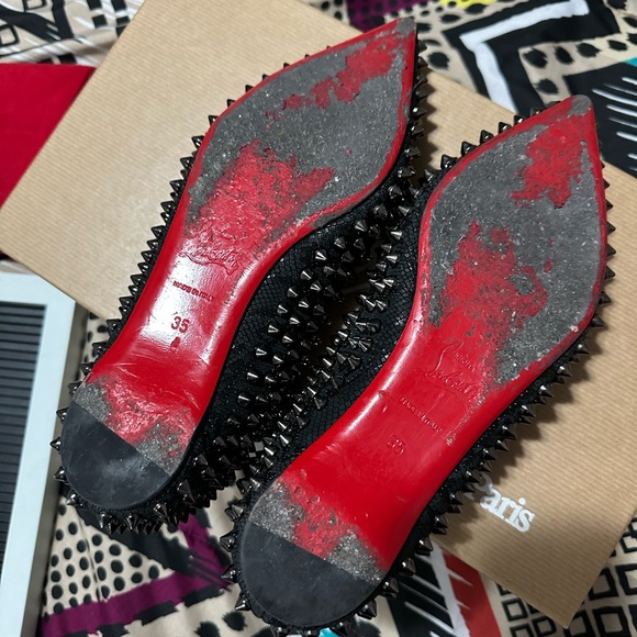 Christian Louboutin Spike Flats - Picture 7 of 9
